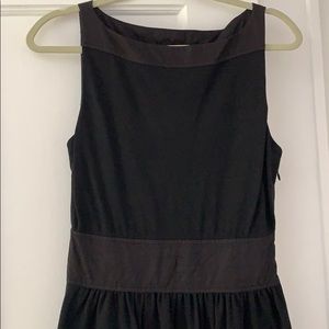 DVF A line dress with satin trim. Sz8